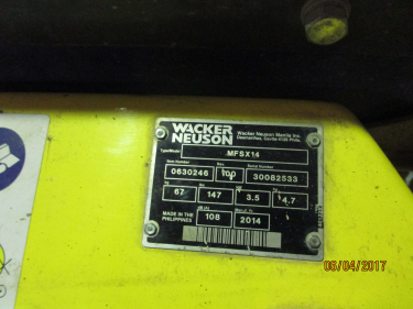 Продажа Швонарезчика Wacker Neuson MFSX 14 с пробегом